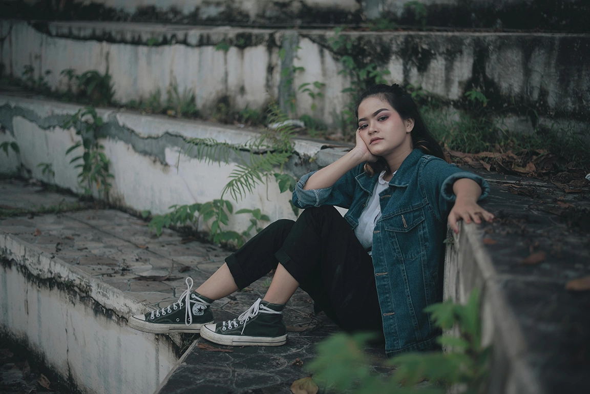 Sad teenager