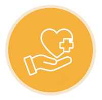 Health and care symbol icon